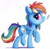 Size: 2000x1945 | Tagged: safe, artist:zeepheru, rainbow dash, pegasus, pony, g4, blushing, butt, cheek fluff, chest fluff, cute, dashabetes, dock, ear fluff, female, fluffy, folded wings, full body, hoof fluff, hooves, leg fluff, looking at you, looking back, mare, music notes, plot, rainbutt dash, raised eyebrow, raised hoof, raised leg, shadow, signature, simple background, solo, tail, walking, whistling, white background, wings