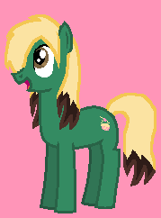 Size: 179x242 | Tagged: safe, artist:decismuchjuvenile, oc, oc:ting tong, earth pony, pony, drums, katie white, musical instrument, ponified, the ting tings