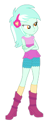 Size: 1511x3924 | Tagged: safe, artist:gmaplay, lyra heartstrings, equestria girls, g4, crossed arms, simple background, solo, transparent background