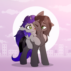 Size: 1881x1856 | Tagged: safe, artist:dipfanken, oc, oc only, earth pony, pony, unicorn