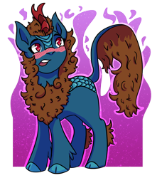 Size: 1000x1131 | Tagged: safe, artist:hiddenfaithy, oc, oc only, oc:starflame, kirin, pony, blushing, brown mane, commission, old art, simple background, solo, transparent background