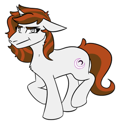 Size: 1293x1325 | Tagged: safe, artist:hiddenfaithy, oc, oc only, oc:winter, pony, unicorn, :t, angry, blind, commission, ears back, floppy ears, simple background, solo, transparent background