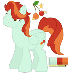 Size: 1800x1900 | Tagged: safe, artist:monochrome-sunsets, oc, pegasus, pony, magical lesbian spawn, male, offspring, parent:cherry jubilee, parent:lightning dust, simple background, solo, stallion, transparent background