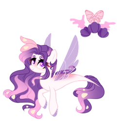 Size: 1280x1297 | Tagged: safe, artist:just-silvushka, oc, oc only, seapony (g4), clothes, dorsal fin, eyelashes, female, fins, fish tail, flowing mane, flowing tail, mare, purple eyes, purple mane, see-through, simple background, smiling, solo, tail, transparent background, wingding eyes, wings