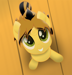 Size: 2559x2657 | Tagged: safe, artist:php178, part of a set, oc, oc:killer epic, alicorn, pony, my little pony: the movie, .svg available, alicorn oc, colored pupils, cute, cute face, cute smile, epibetes, happy, hidden wings, high res, highlights, horn, lincoln brewster, looking at you, looking up, looking up at you, movie accurate, nc-tv signature, nocturnal vision's tabletop ponies, ponified, ponified music artist, shading, signature, smiling, smiling at you, solo, svg, table, tail, two toned mane, two toned tail, vector, wings, wood