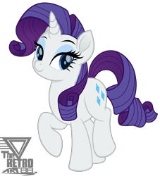 Size: 5000x5500 | Tagged: safe, artist:theretroart88, rarity, pony, unicorn, g4, my little pony: the movie, female, looking at you, mare, movie accurate, simple background, solo, transparent background, vector