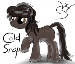 Size: 1280x1097 | Tagged: safe, oc, earth pony, pony, chest fluff, female, mare, snowpony