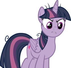 Size: 1077x1024 | Tagged: safe, artist:foxyfell1337, mean twilight sparkle, alicorn, pony, g4, simple background, solo, transparent background, twilight sparkle (alicorn)