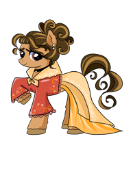Size: 3111x4000 | Tagged: safe, artist:windywendy29, derpibooru exclusive, oc, oc only, oc:maria reyes, earth pony, pony, choker, clothes, dress, ear piercing, earring, female, filipino, jewelry, mare, philippines, piercing, raised hoof, shirt, simple background, solo, transparent background, unshorn fetlocks