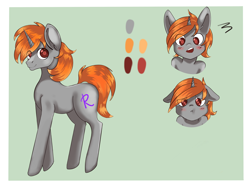 Size: 4000x3000 | Tagged: dead source, safe, artist:rainy105, oc, oc only, oc:darkmind, pony, unicorn, blind, cute, gift art, horn, male, reference sheet, sad, simple background, solo, stallion, surprised, wrong body color, wrong cutie mark