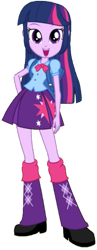 Size: 557x1435 | Tagged: safe, edit, edited screencap, editor:rupahrusyaidi, screencap, twilight sparkle, equestria girls, g4, background removed, boots, clothes, shirt, shoes, simple background, skirt, solo, transparent background