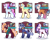 Size: 2650x2200 | Tagged: safe, artist:ririchiyoakva, aloe, autumn blaze, coloratura, golden väs, princess celestia, princess luna, rarity, saffron masala, svengallop, windy whistles, zecora, alicorn, griffon, hybrid, kirin, pony, zony, g4, female, high res, interspecies offspring, magical lesbian spawn, male, mare, offspring, parent:aloe, parent:autumn blaze, parent:coloratura, parent:gilda, parent:princess celestia, parent:princess luna, parent:rarity, parent:saffron masala, parent:svengallop, parent:windy whistles, parent:zecora, parents:autumnwhistles, parents:gildaväs, parents:lunacora, parents:raralestia, parents:rariloe, parents:svenmasala, screencap reference, simple background, stallion, transparent background