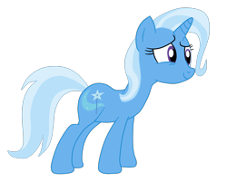 Size: 1900x1529 | Tagged: safe, artist:gmaplay, trixie, pony, unicorn, g4, cute, diatrixes, female, full body, hooves, horn, mare, simple background, smiling, solo, standing, tail, transparent background