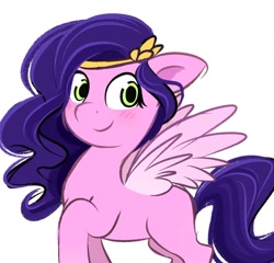 Size: 1024x985 | Tagged: safe, artist:pipp_petal, pipp petals, pegasus, pony, g5, female, simple background, solo, white background