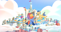 Size: 1170x618 | Tagged: safe, screencap, lemon gear, philly, pegasus, pony, g5, my little pony: tell your tale, sisters take flight, spoiler:g5, spoiler:my little pony: tell your tale, spoiler:tyts01e03, male, stallion