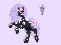 Size: 3583x2618 | Tagged: safe, artist:erim-kawamori, oc, oc:lavender, pony, unicorn, female, high res, mare, simple background, solo