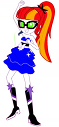 Size: 666x1417 | Tagged: safe, artist:linacloud23, edit, oc, oc only, equestria girls, g4, boots, fall formal outfits, high heel boots, recolor, sci-twi fall formal boots, shoes, simple background, solo, white background