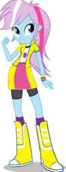 Size: 375x963 | Tagged: safe, oc, oc only, equestria girls, g4, boots, clothes, equestria girls-ified, rainbow dash's boots, rainbow dash's clothes, recolor, shirt, shoes, simple background, skirt, socks, solo, white background