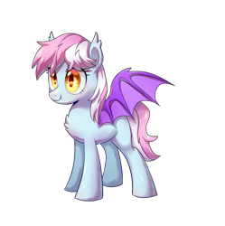 Size: 2480x2488 | Tagged: safe, artist:fantasysong, oc, oc only, oc:woodgu, bat pony, pony, bat pony oc, bat wings, female, mare, simple background, solo, transparent background, vector, wings