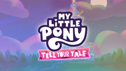 Size: 3410x1920 | Tagged: safe, screencap, g5, my little pony: tell your tale, nightmare roommate, spoiler:g5, spoiler:my little pony: tell your tale, high res, my little pony logo, night, no pony