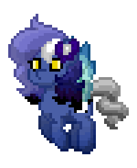 Size: 200x244 | Tagged: safe, oc, oc:moony nightly, pegasus, pony, pony town, animated, bow, cute, female, flying, foal, gif, hair bow, pixel art, planet ponies, ponified, simple background, solo, sprite, transparent background, unamused, wings