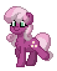 Size: 184x228 | Tagged: safe, cheerilee, earth pony, pony, pony town, g4, animated, blinking, pixel art, simple background, solo, transparent background, walking