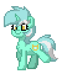 Size: 200x240 | Tagged: safe, lyra heartstrings, pony, pony town, g4, animated, pixel art, simple background, solo, transparent background, walking