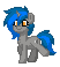 Size: 208x232 | Tagged: safe, oc, oc:homage, pony, unicorn, fallout equestria, pony town, animated, simple background, solo, transparent background, walking