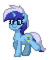 Size: 196x240 | Tagged: safe, minuette, pony, unicorn, pony town, g4, animated, simple background, solo, transparent background, walking