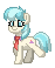 Size: 188x232 | Tagged: safe, coco pommel, earth pony, pony, pony town, g4, animated, simple background, solo, transparent background, walking