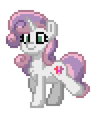 Size: 192x228 | Tagged: safe, sweetie belle, pony, pony town, g4, animated, older, older sweetie belle, simple background, solo, transparent background, walking