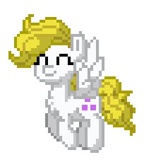Size: 204x236 | Tagged: safe, surprise, pony, pony town, g4, animated, flying, simple background, solo, surprised, transparent background