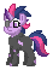 Size: 176x232 | Tagged: safe, twilight sparkle, pony, pony town, g4, it's about time, animated, future twilight, simple background, solo, transparent background