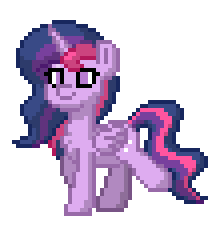 Size: 220x228 | Tagged: safe, twilight sparkle, alicorn, pony, pony town, g4, the last problem, animated, older, older twilight, older twilight sparkle (alicorn), princess twilight 2.0, simple background, solo, transparent background, twilight sparkle (alicorn), walking