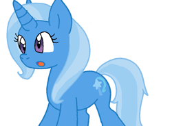 Size: 899x661 | Tagged: safe, artist:cmara, trixie, pony, unicorn, g4, simple background, solo, white background