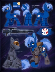 Size: 1559x2048 | Tagged: safe, artist:swaybat, oc, oc only, oc:dark straw, earth pony, pony, reference sheet, solo