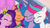 Size: 3410x1920 | Tagged: safe, screencap, izzy moonbow, pipp petals, sunny starscout, zipp storm, earth pony, pegasus, pony, unicorn, g5, my little pony: tell your tale, nightmare roommate, spoiler:g5, spoiler:my little pony: tell your tale, eyes closed, female, group hug, high res, hug, mane stripe sunny, mare, smiling