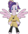 Size: 809x976 | Tagged: safe, alternate version, artist:westrail642fan, oc, oc only, oc:shooting star (r&f), pegasus, pony, rise and fall, anastasia, anastasia nikolaevna romanova, belt, bipedal, clothes, colored wings, don bluth, female, mare, pants, parent:oc:david wyne, parent:princess cadance, parents:canon x oc, ponytail, shirt, simple background, slender, spread wings, thin, transparent background, two toned wings, westrail642fan's cadance template, wings