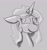 Size: 1280x1363 | Tagged: safe, artist:lil_vampirecj, princess cadance, alicorn, pony, canterlot wedding 10th anniversary, a canterlot wedding, g4, my little pony: friendship is magic, bust, horn, horn ring, jewelry, looking at you, looking back, looking back at you, ring, sketch, smiling, smiling at you, solo