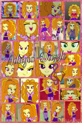 Size: 1200x1800 | Tagged: safe, artist:princessemerald7, adagio dazzle, human, equestria girls, g4, my little pony equestria girls: rainbow rocks, collage, female, hand on hip
