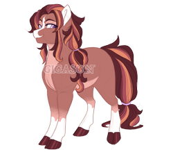 Size: 3200x2800 | Tagged: safe, artist:gigason, oc, oc:sugar spice, earth pony, pony, female, high res, mare, obtrusive watermark, offspring, parent:sunburst, parent:swoon song, parents:swoonburst, simple background, solo, transparent background, watermark