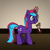 Size: 2048x2048 | Tagged: safe, artist:platinumdrop, oc, oc only, oc:nara, pony, unicorn, cake, eating, female, food, high res, magic, mare, request, solo, telekinesis