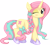 Size: 6982x6314 | Tagged: safe, artist:cyanlightning, oc, oc only, oc:rapunzel shy, pony, unicorn, .svg available, absurd resolution, bow, braid, clothes, ear fluff, female, flower, hair bow, mare, not fluttershy, one eye closed, shoes, simple background, solo, transparent background, vector, wink