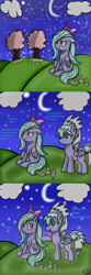 Size: 900x2696 | Tagged: safe, artist:freefraq, cloudchaser, flitter, pony, g4, alcohol, ask-flitter, cider, drunk, duo, female