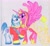 Size: 2247x2047 | Tagged: safe, artist:ja0822ck, princess cadance, shining armor, alicorn, pony, unicorn, canterlot wedding 10th anniversary, g4, duo, height difference, high res, size difference, traditional art