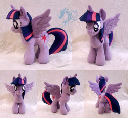 Size: 600x555 | Tagged: safe, artist:fire-topaz, twilight sparkle, alicorn, pony, g4, irl, photo, plushie, solo, twilight sparkle (alicorn)