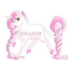 Size: 3200x2800 | Tagged: safe, artist:gigason, oc, oc:candytuft swirl, pony, unicorn, female, high res, magical lesbian spawn, mare, obtrusive watermark, offspring, parent:lyra heartstrings, parent:twinkleshine, simple background, solo, transparent background, watermark
