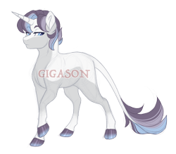 Size: 3200x2800 | Tagged: safe, artist:gigason, oc, oc:silver lining, pony, unicorn, high res, male, obtrusive watermark, offspring, parent:shining armor, parent:twinkleshine, simple background, solo, stallion, transparent background, watermark