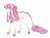 Size: 3800x2920 | Tagged: safe, artist:gigason, oc, oc:rose nebula, pony, unicorn, female, glasses, high res, magical lesbian spawn, mare, obtrusive watermark, offspring, parent:moondancer, parent:twinkleshine, simple background, solo, transparent background, watermark