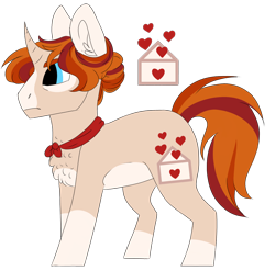 Size: 1418x1399 | Tagged: safe, artist:dilfistic, oc, oc only, pony, unicorn, coat markings, ear fluff, heart, horn, simple background, socks (coat markings), solo, transparent background, unicorn oc